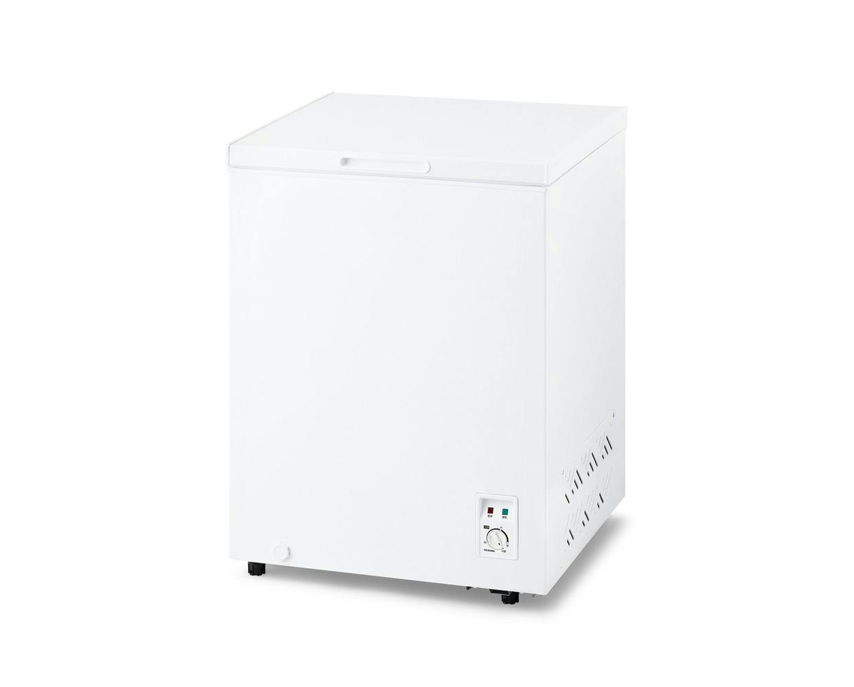アイリスオーヤマ 上開き式冷凍庫 142L ホワイト 大容量 冷凍食品