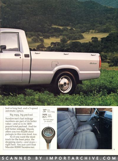 1984 Mazda Truck Brochure (Late Version) - ImportArchive