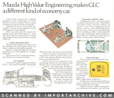 1980 Mazda GLC Brochure - ImportArchive