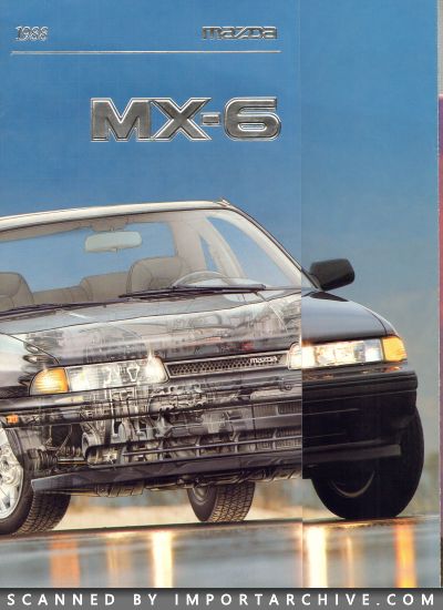 Mazda MX-6 (1988-1992) Paint Colors and Brochures - ImportArchive