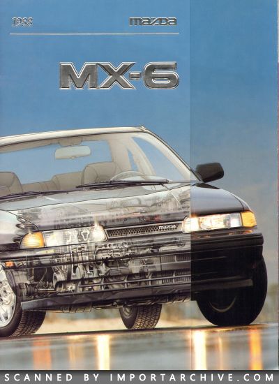 Mazda MX-6 (1988-1992) Paint Colors and Brochures - ImportArchive