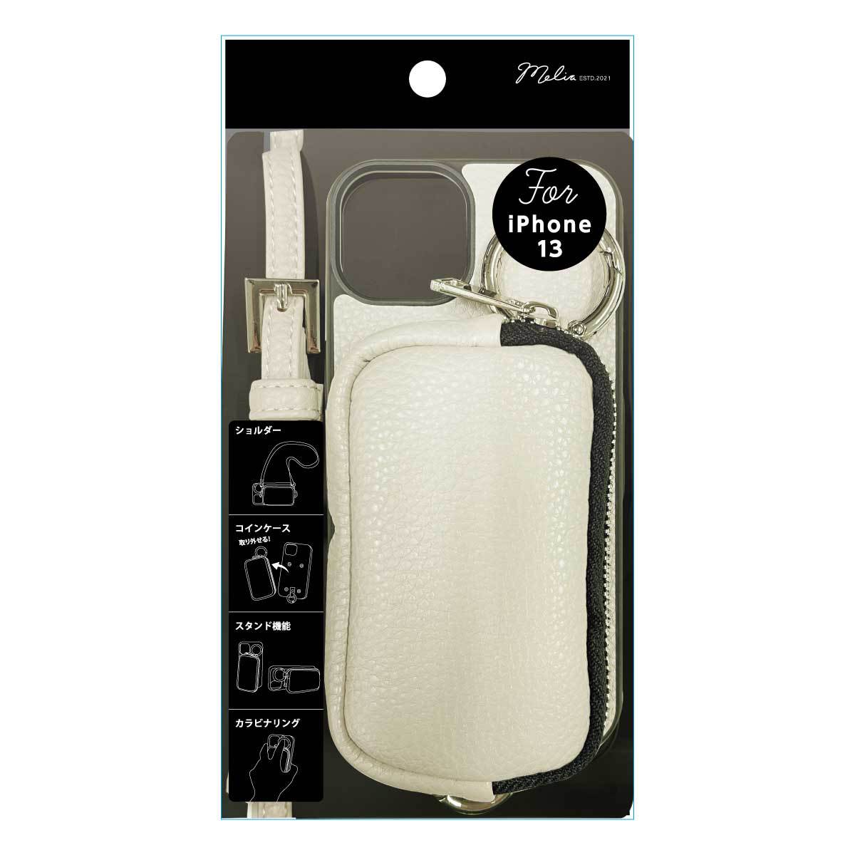 iPhone 13/14用 コインケース付きショルダーケース IMJC13 - 株式会社