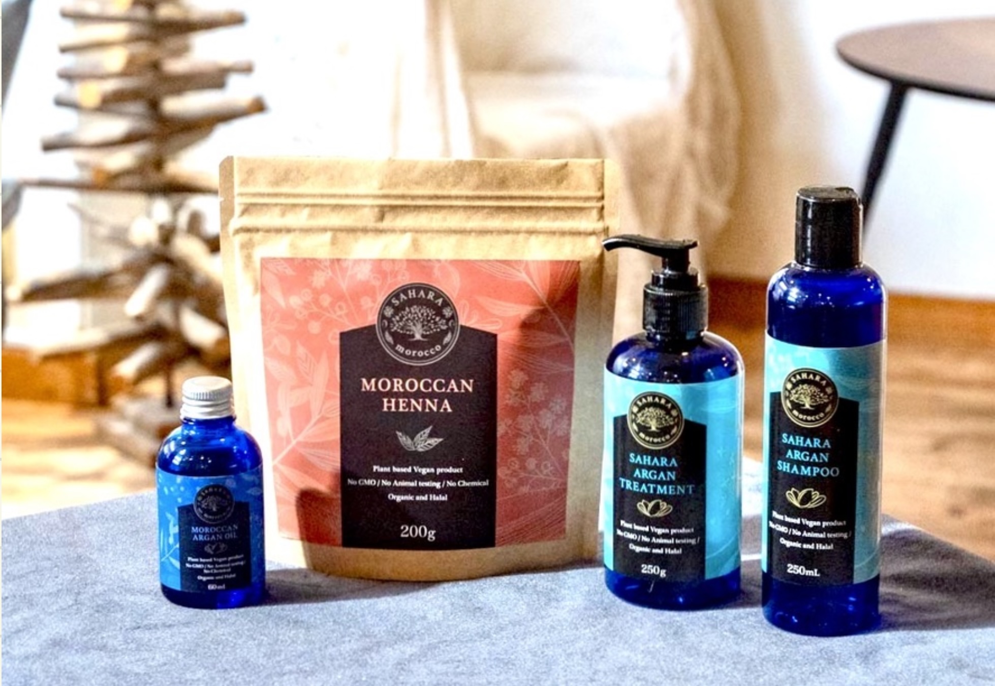 サハラプロダクト｜モロッコ産ヘナとアルガンオイル｜インディー