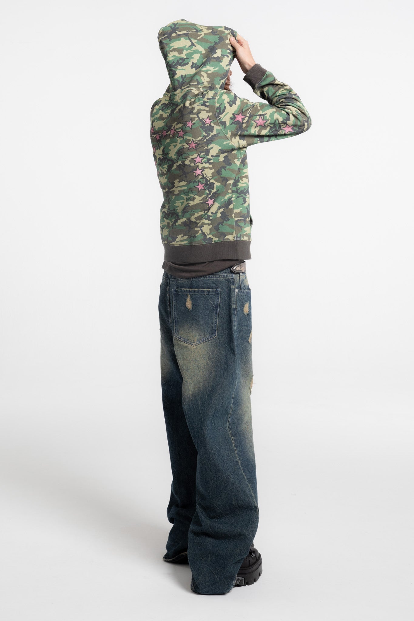 Camo Crush Slim Zip Hoodie – INSOMNIA VISUALS