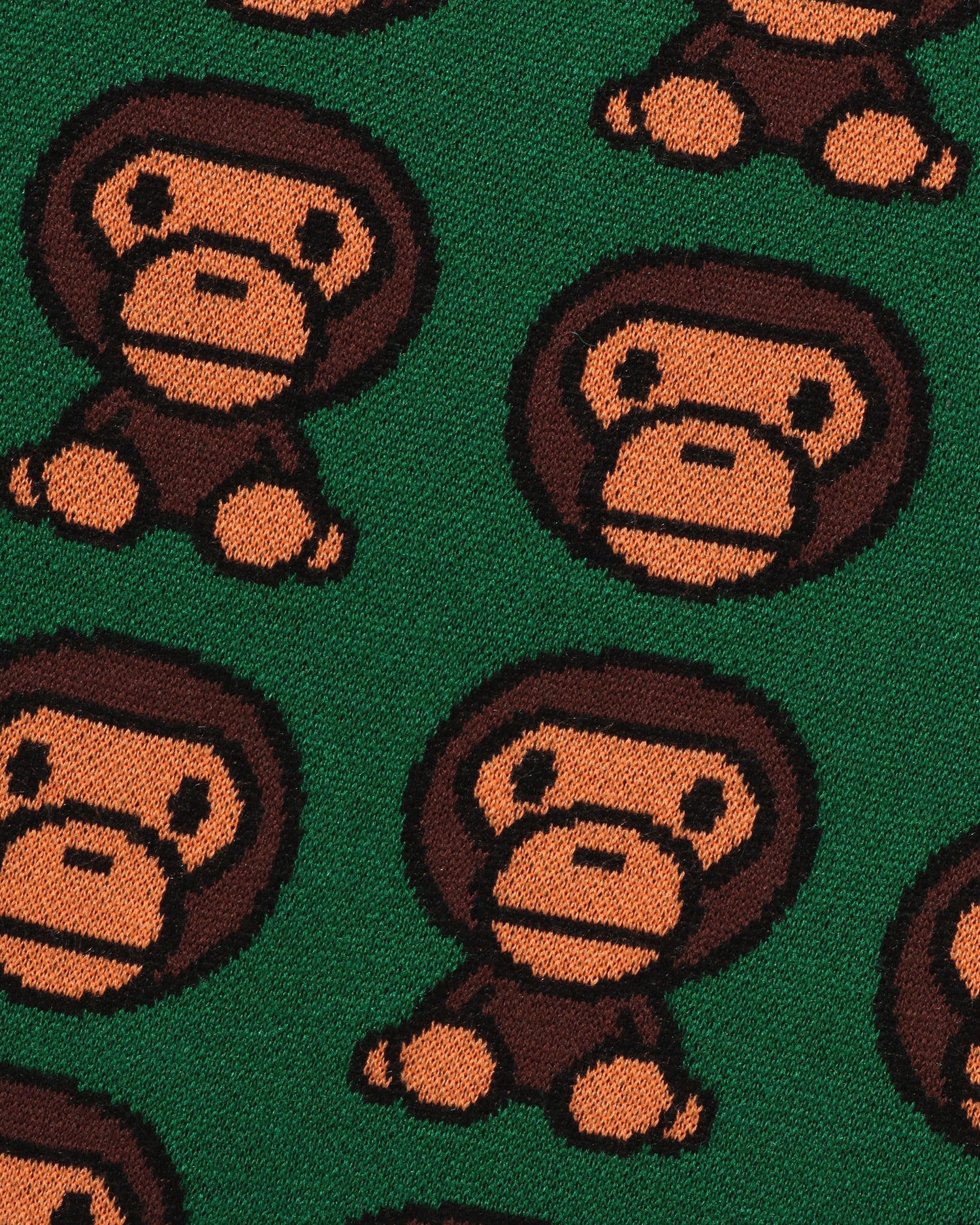A BATHING APE® Kids Baby Milo Pattern Knit Sweater | Bape official