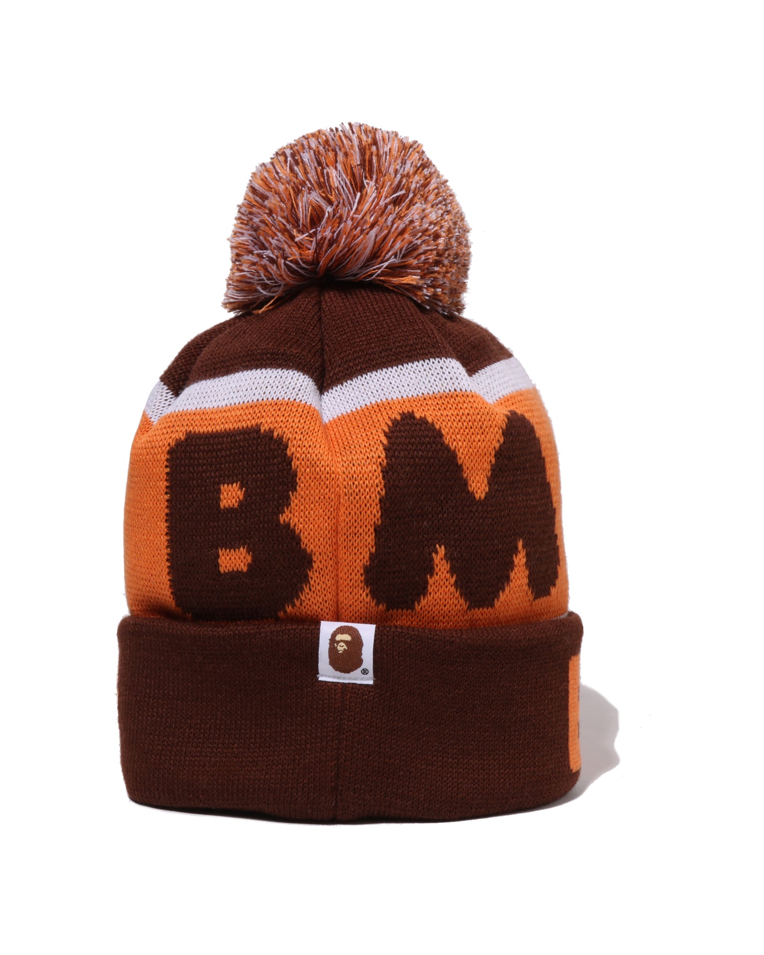 A BATHING APE® Kids Baby Milo Pom Pom Knit Cap | Bape official