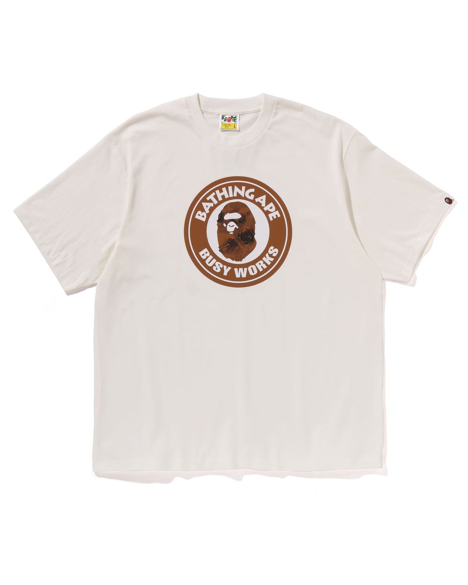 A BATHING APE® Floral Solid Camo Busy Works Relaxed Fit Tee | Bape