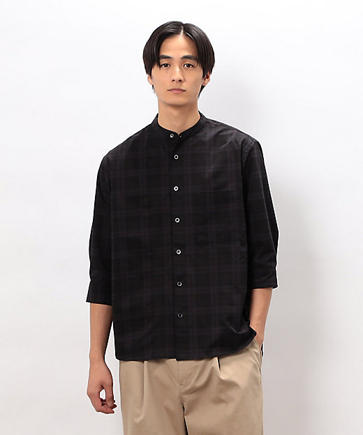 COOL DOTS ブラックウォッチ プリントシャツ