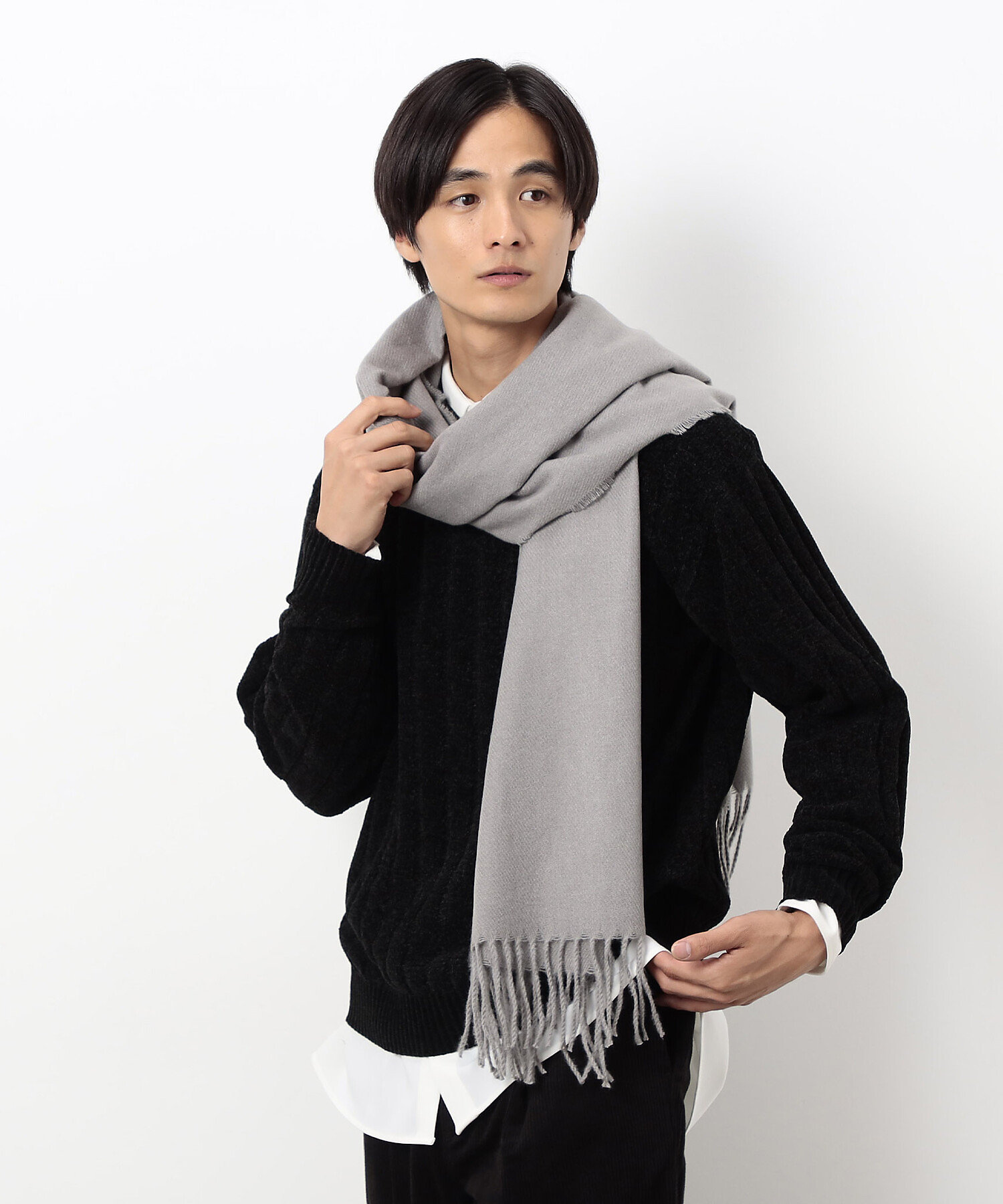 ツイル ソリッド ストール（4782RM03） | COMME CA ISM (Men