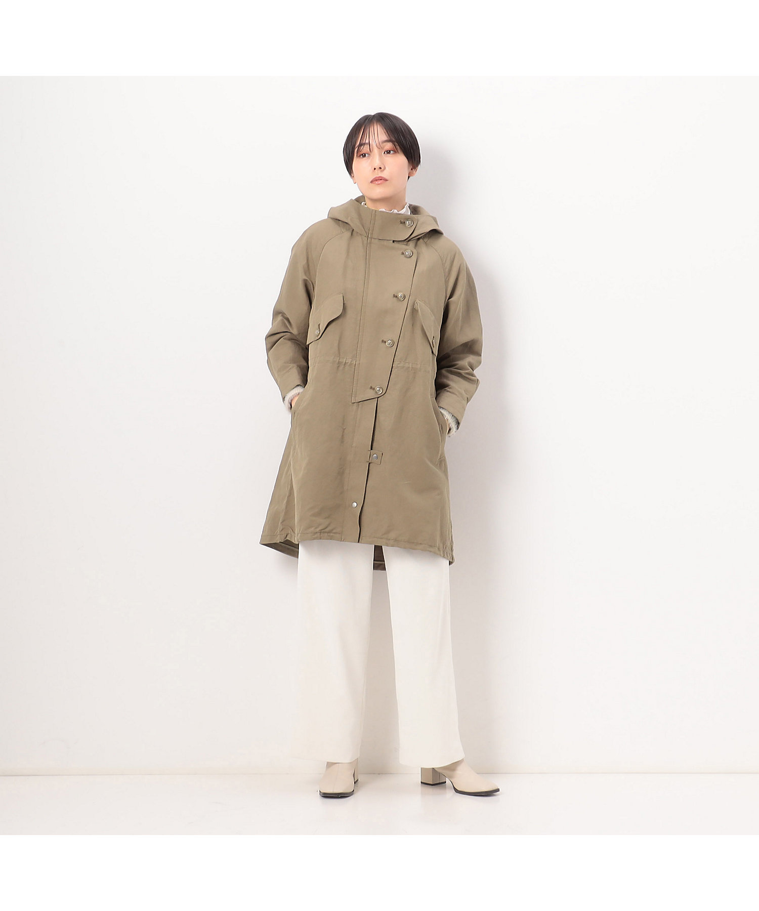 紙コットン モッズコート（7205ME01） | Gabardine K.T (Women