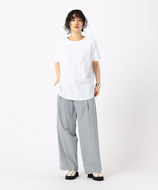 2WAY】タイプライター 2WAYワイドパンツ（7215PG07