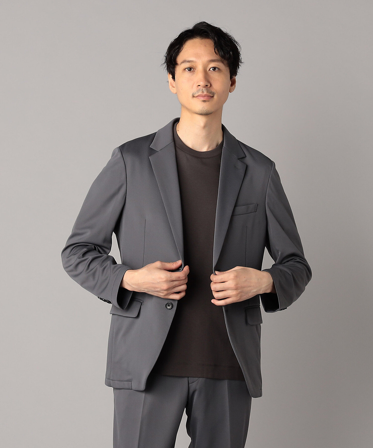 セットアップ対応】マイクロメッシュエアージャージー テーラード