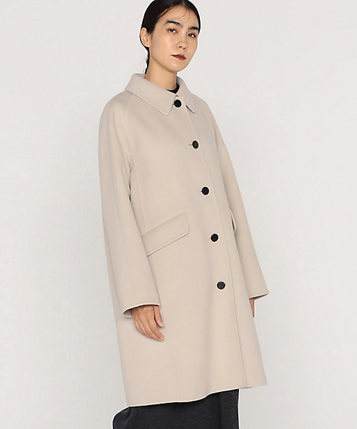 ステンカラーラグランスリーブウールコート（0811WI01