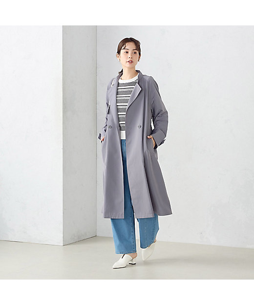 ポリエステルグログラン ロングコート（1225MG04） | COMME CA