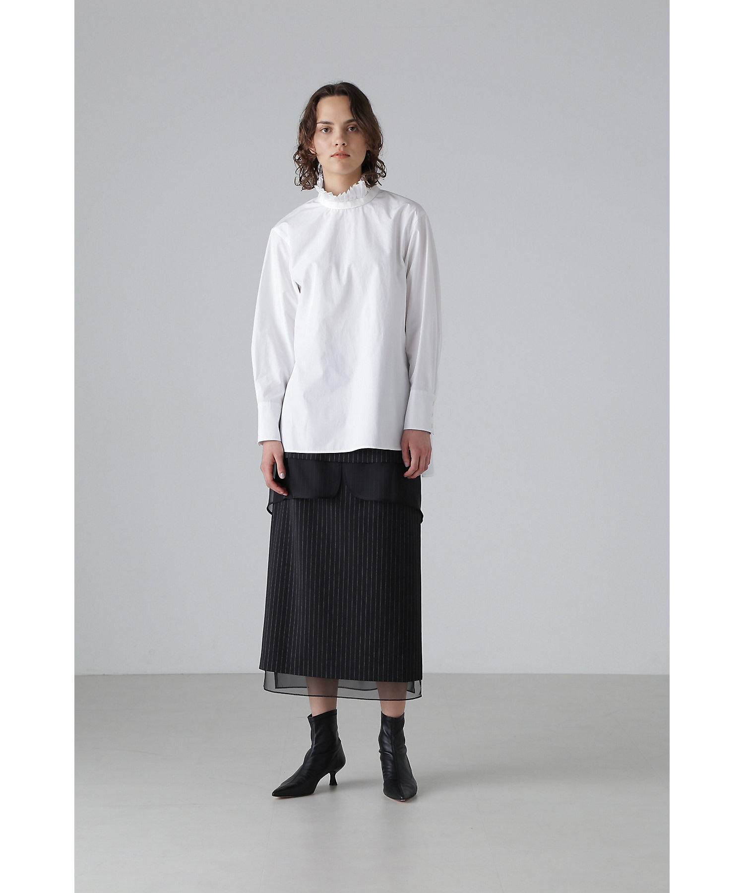 クリアストライプスカート（5314220016） | ADORE (Women