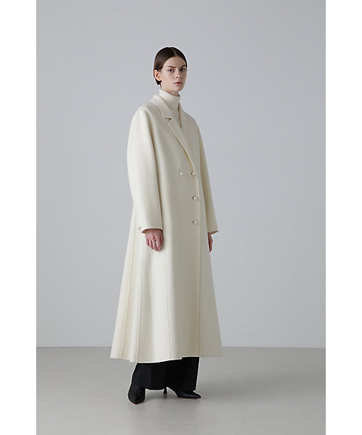 ◇ソリッドウールリバーロングコート（5314252902） | ADORE