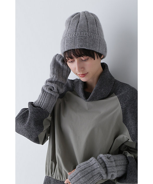 ◇カシミヤニット帽（0773296001） | human woman (Women