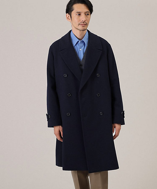 ウール ハウンズトゥース アルスターコート（2002276352