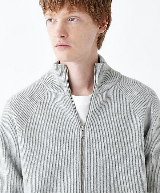 THE FLAGSHIP】フレンチメリノ 畦編 ドライバーズニット