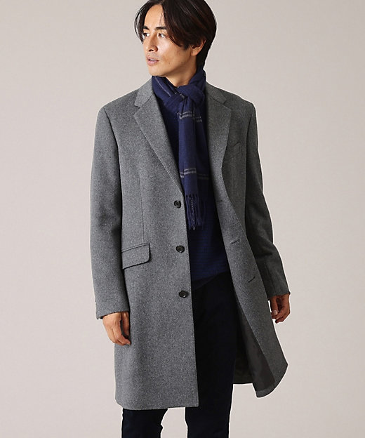 洗えるベビーカシミヤ】グレンチェック マフラー