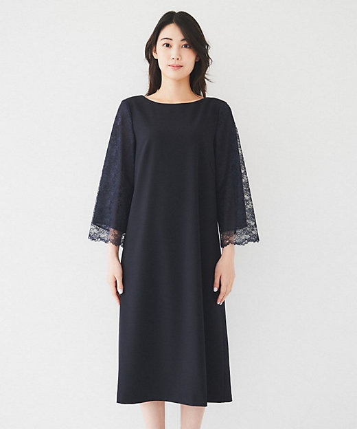 フォーマルドレス／セレモニー／オケージョン】袖レース サック