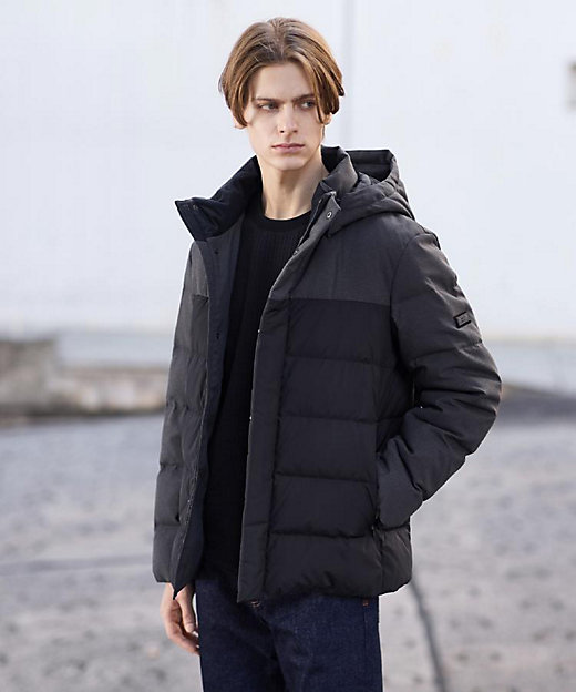 カラーコンビ ダウンブルゾン（2002464172） | TAKEO