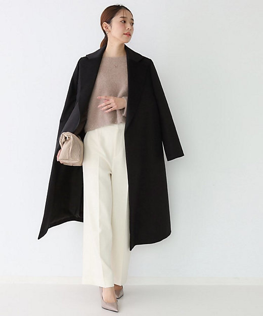 カシミヤ100％／日本製】ロングガウンコート（2002528918