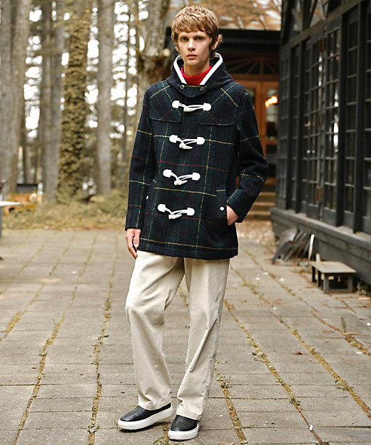 タータンチェック ダッフルジャケット（2002544721