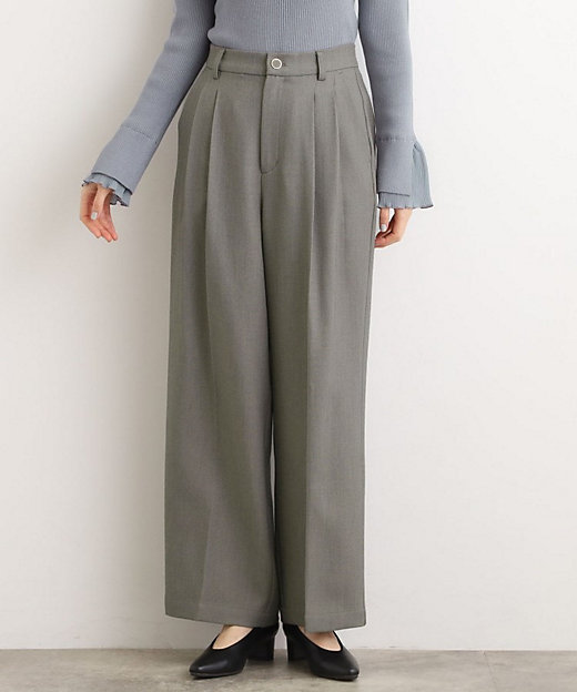 ツータックワイドパンツ（2002547173） | GROVE (Women