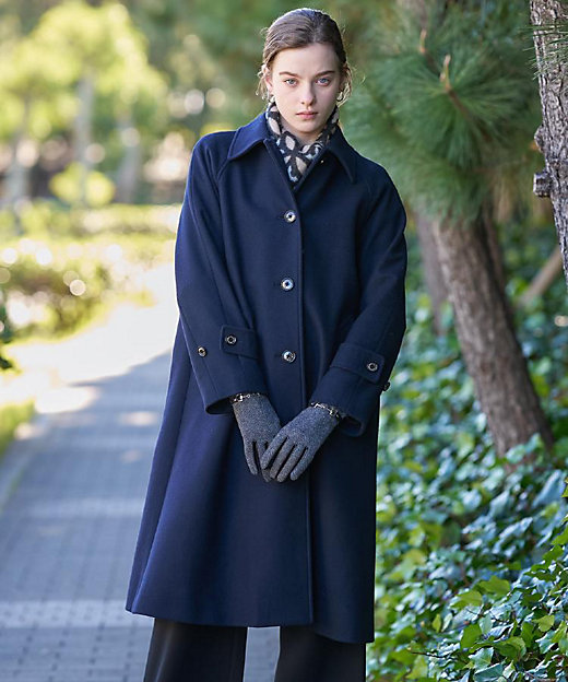 Super110sウールステンカラーコート（2002542461