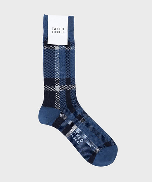 タータンチェック柄ソックス（2002562501） | TAKEO KIKUCHI