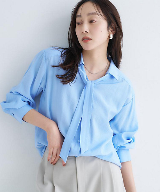 リラックスボウタイブラウス（2002602006） | UNTITLED