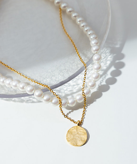 2WAY パール コイン ネックレス（AS3DGS0217） | 23区