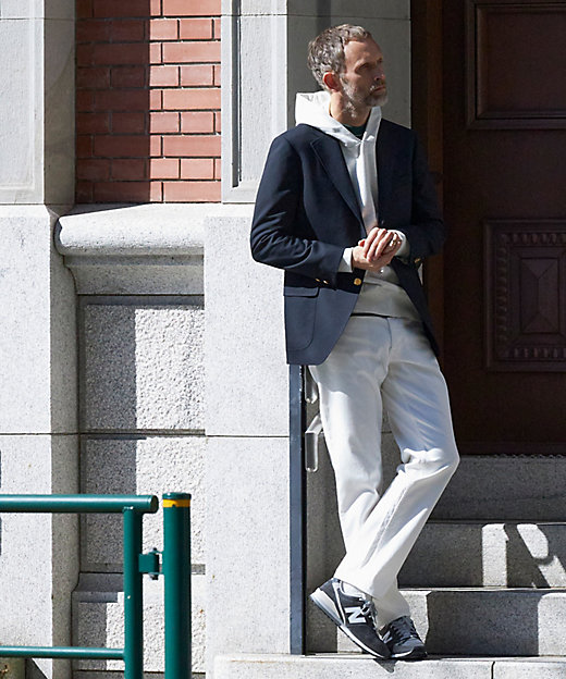 定番 ／ 不朽の名作】ペピンメリノトロピカル ブレザー ／ 金ボタン