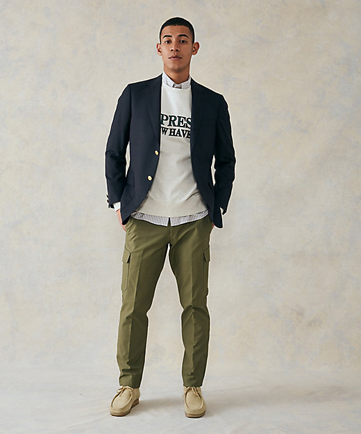 定番 ／ 不朽の名作】ペピンメリノトロピカル ブレザー ／ 金ボタン