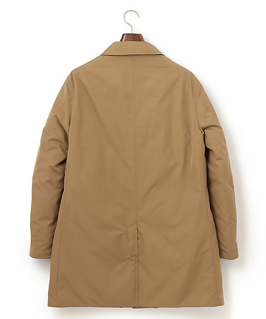 ビジネス対応可】ベーシックタフタ ステンカラーダウンコート