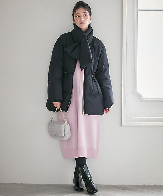 SLOW／一部店舗限定】ヴィンテージナイロン ダウンコート