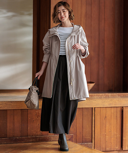 撥水加工／洗える】ライナー付き マルチウェイアウター