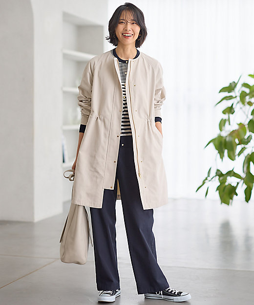 撥水加工】ライトツイル ノーカラーコート（CMWWCS0206