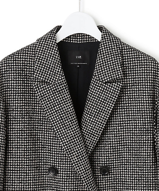 見上愛さん着用／VERY12月号掲載】ループミックスツイード