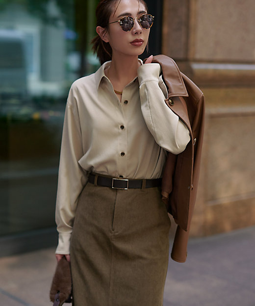 ラムレザー ステンカラー ジャケット（JKWWGA0304） | 23区