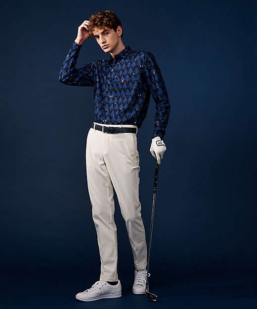 MEN】白夜ゴルフ柄 長袖シャツ（KKVTSW0401） | 23区GOLF