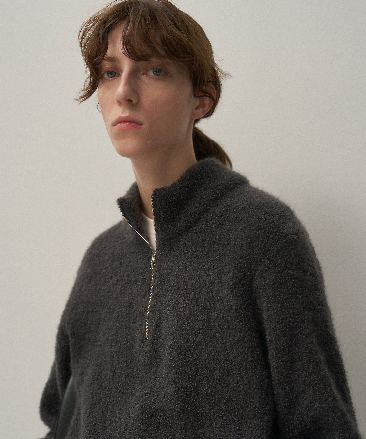 KID MOHAIR LOOP ｜ ハーフジップセーター