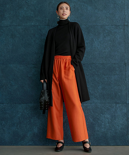 新色追加】エクストラファインメリノリブ タートルネックプルオーバー