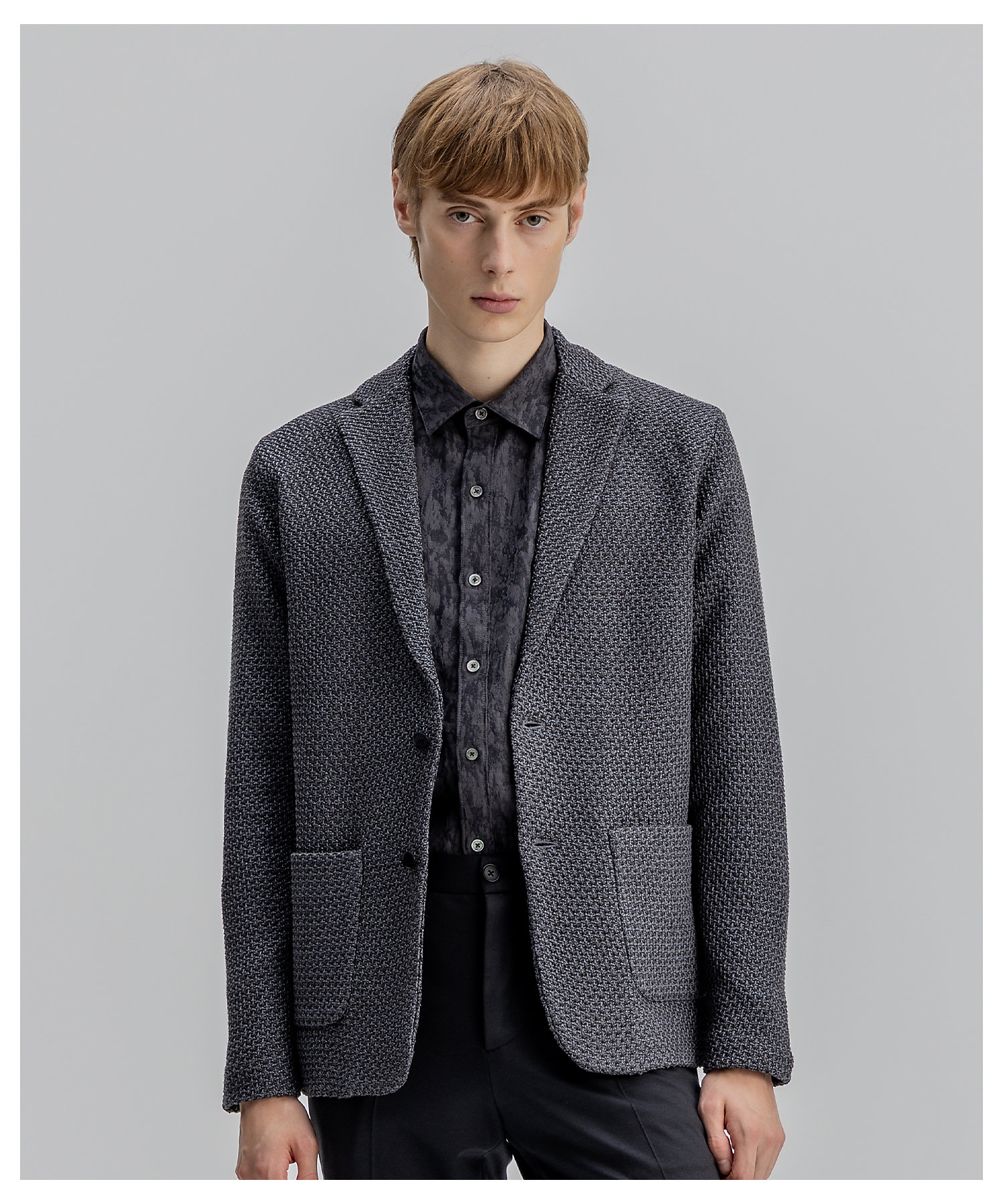 ストロータックステッチ ニットジャケット（KRJHCA0202