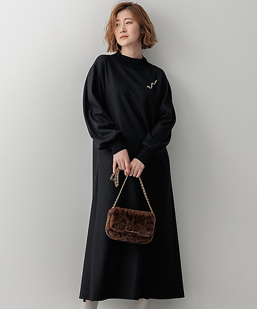 洗える】ウールミルドジャージー ワンピース（OPWWCW0430