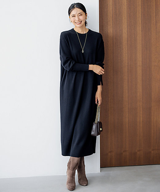 洗える】ウールカシミヤ ニットワンピース（OPWWSW0550