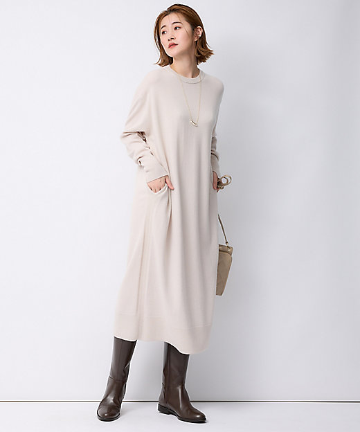 洗える】ウールカシミヤ ニットワンピース（OPWWSW0550