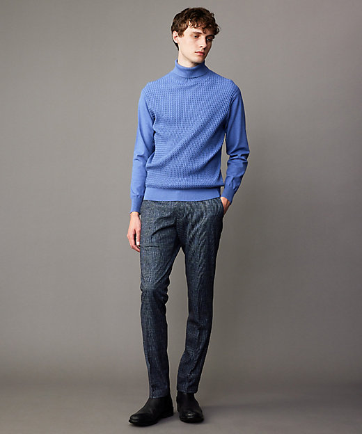 ストレッチ／セットアップ／弱撥水】フランネル ジャージ パンツ