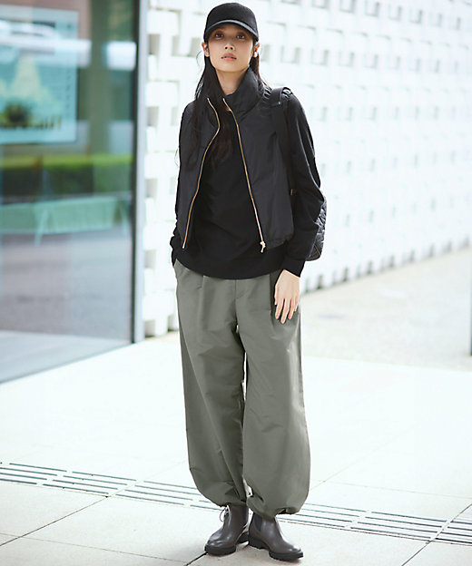 撥水加工／洗える】ハイマルチタフタ 2WAY パラシュート パンツ